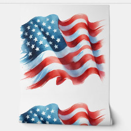 Papel Pintado Decoración de la bandera estadounidense