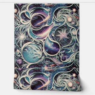 Papel Pintado Decoración De Paredes De Galaxia Fantasía No Es Un