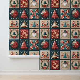 Papel Pintado Decoración navideña elegante y moderna