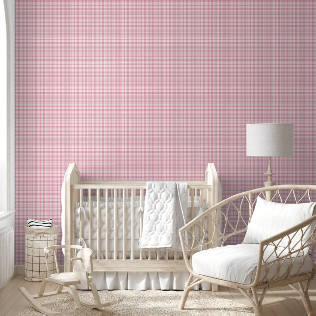 Papel Pintado Decoración nursey rosa (Niños)