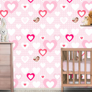 Papel Pintado Decoración personalizada para bebé con foto de col