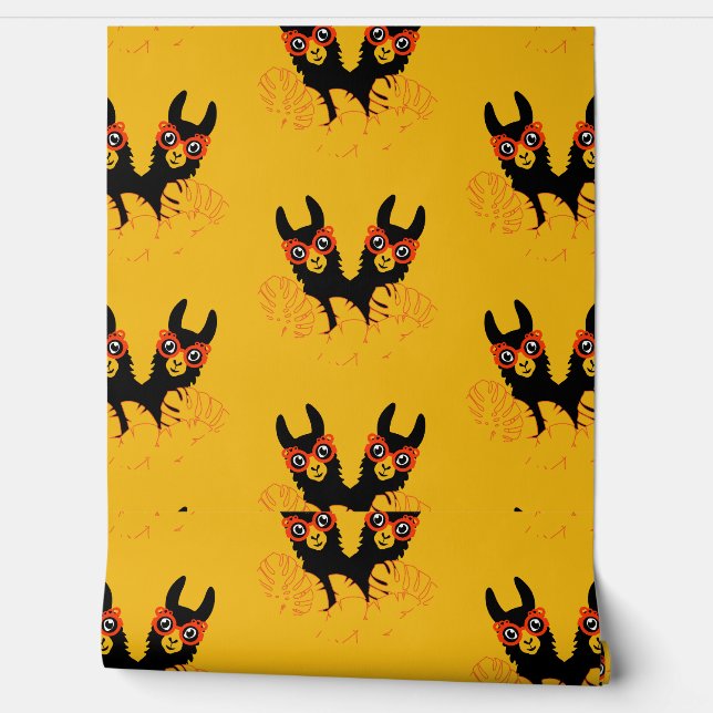 Papel Pintado Decoración residencial de Llama (Desenrollar)