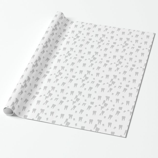 Papel pintado del diente para el dentista (Desenrollado)