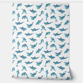 Papel Pintado Delfines