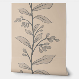 Papel Pintado Delicada Reveridad Botánica L5 Grandes Plantas Par