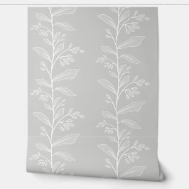 Papel Pintado Delicada Reveridad Botánica M6 Grandes Plantas Bla