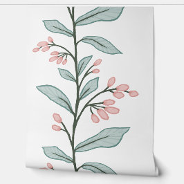Papel Pintado Delicado Reverie Botánico L4 Grandes Plantas Paste