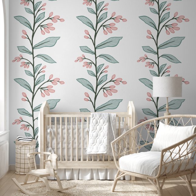 Papel Pintado Delicado Reverie Botánico L4 Grandes Plantas Paste (Niños)