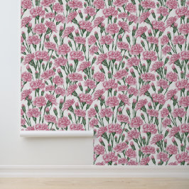 Papel Pintado Delicate Carnation Elegance