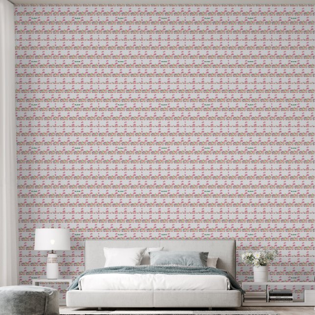 Papel Pintado Delicate Pastel Pattern Peel and Stick Wallpaper (Dormitorio)