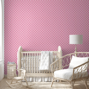 Papel Pintado Delicia de Polka Rosa