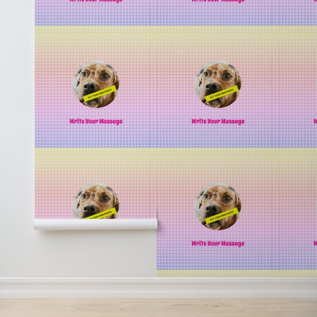 Papel Pintado Delicia personalizada de Dog Lover: mensaje Person (Solicitud)
