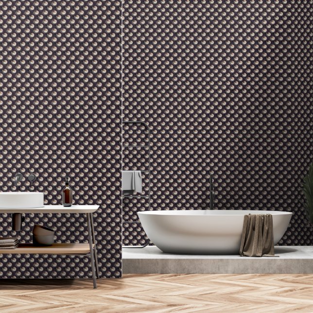 Papel Pintado Deriva de Nautilus de Terciopelo (Baño)