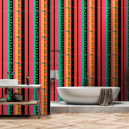 Papel Pintado Desert Cactus Geo Vertical