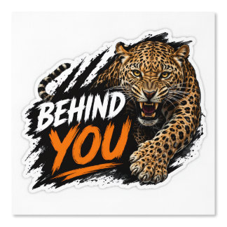 Papel Pintado Detrás de ti leopardo 