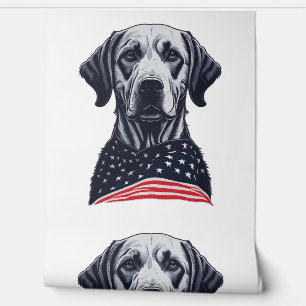 Papel Pintado día de la independencia de labrador retriever
