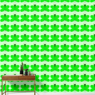 Papel Pintado Día de San Patricio con Mariposa Estampada