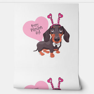Papel Pintado Día de San Valentín del perro