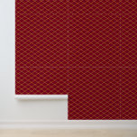 Papel Pintado Diamantes del Goldenrod Art Deco sobre Borgoña<br><div class="desc">Elevar su interior con este sofisticado papel pintado de palo y cáscara que presenta un diseño inspirado en el arte deco de líneas diagonales de barras de oro en conjuntos de tres, creando elegantes contornos de formas de diamante o rhombus contra un rico fondo burdeos. Este sofisticado patrón añade un...</div>