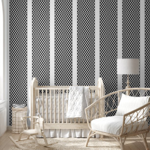Papel Pintado Diamantes Negros Y Blancos
