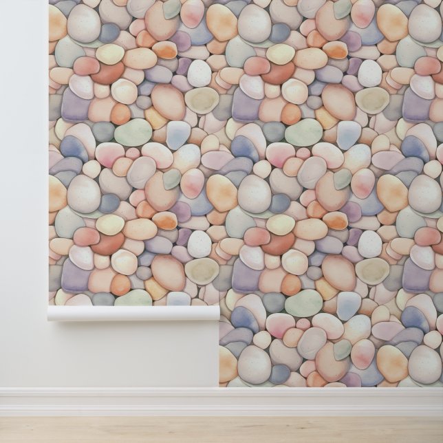 Papel Pintado Dibujo de Beach Pebble (Solicitud)
