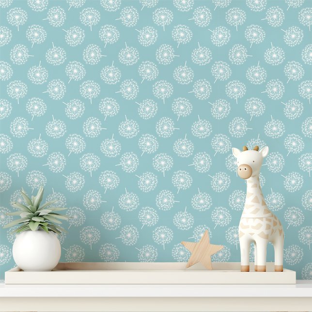 Papel Pintado Diente de León Azul Claro (Subido por el creador)