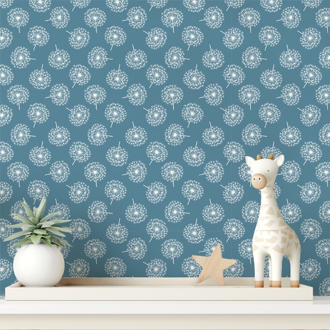 Papel Pintado Diente de León Azul Denim (Subido por el creador)