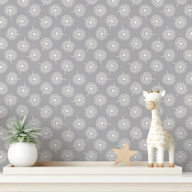Papel Pintado Diente de León Gris (Subido por el creador)