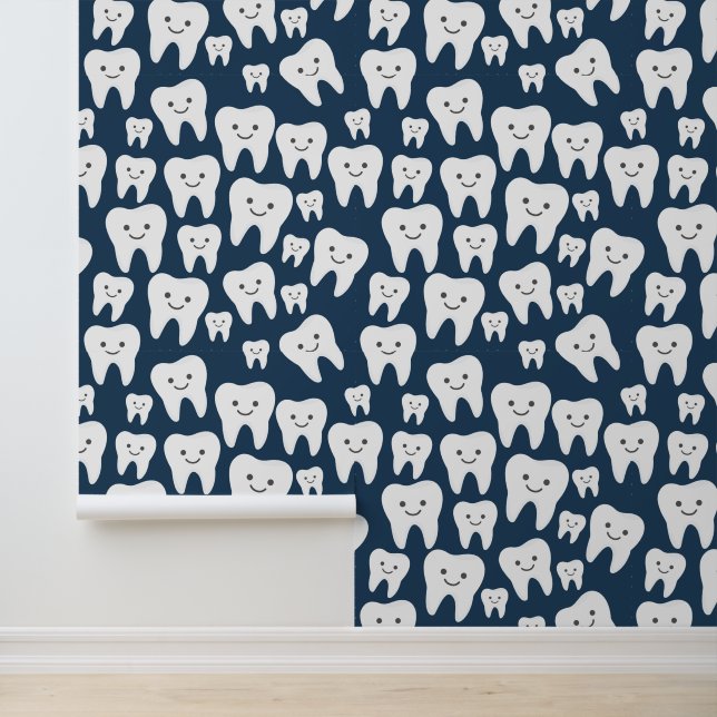 Papel Pintado Dientes Cuidados Para Odontología (Solicitud)