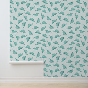 Papel Pintado Dinosaurio Stegosaurus Niños
