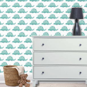 Papel Pintado Dinosaurio stegosaurus niños