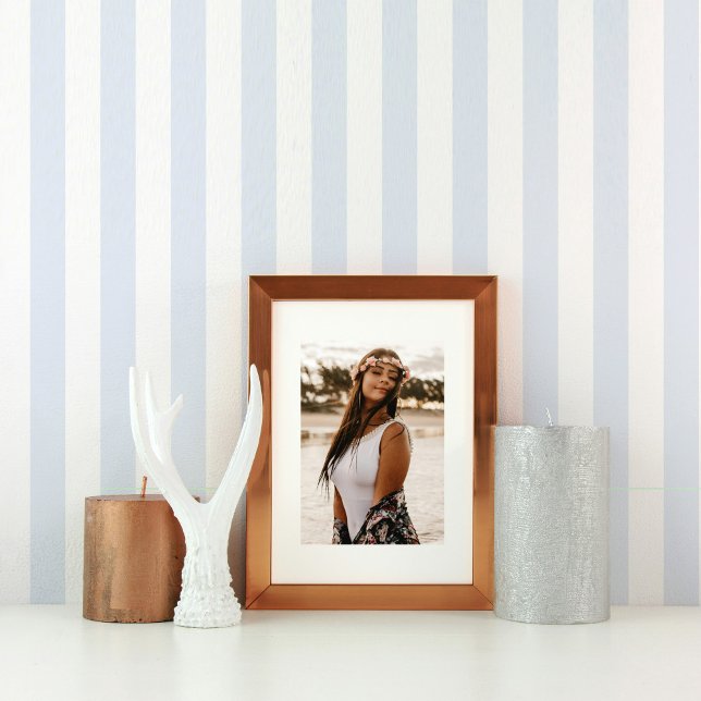 Papel Pintado Diseño atemporal azul y blanco elegante (Subido por el creador)