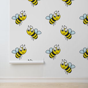 Papel Pintado Diseño de abejas melíferas