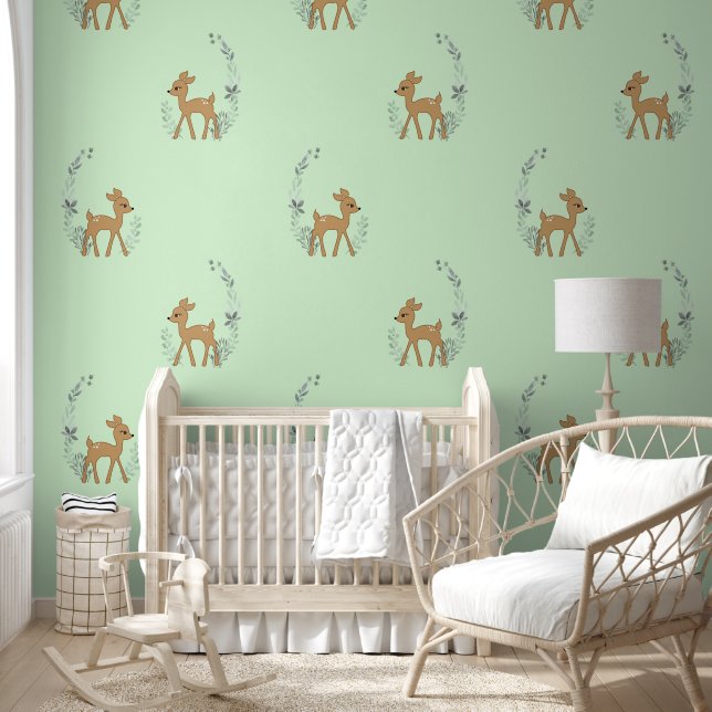 Papel Pintado Diseño de Baby Deer Fawn (Niños)