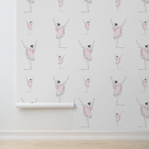 Papel Pintado Diseño de bailarinas de ballet