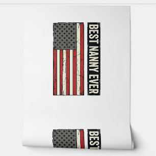 Papel Pintado Diseño de camiseta de bandera vintage patriota Mej