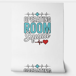 Papel Pintado Diseño de camiseta de enfermera quirúrgica del equ