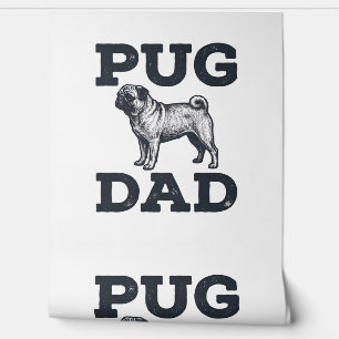 Papel Pintado Diseño de camiseta para amante de perros con graba