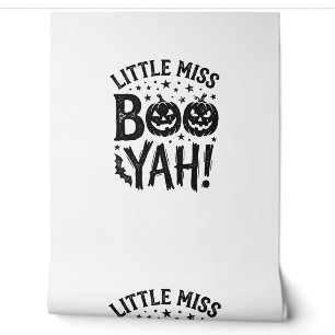 Papel Pintado Diseño de camiseta vintage de Halloween Little Mis