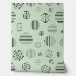 Papel Pintado Diseño de círculos abstractos