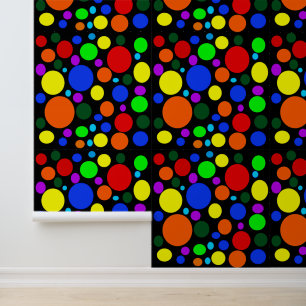 Papel Pintado Diseño de círculos coloridos