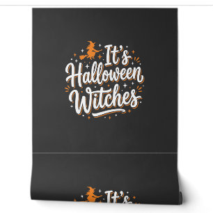 Papel Pintado Diseño de cita de bruja linda de brujas de Hallowe