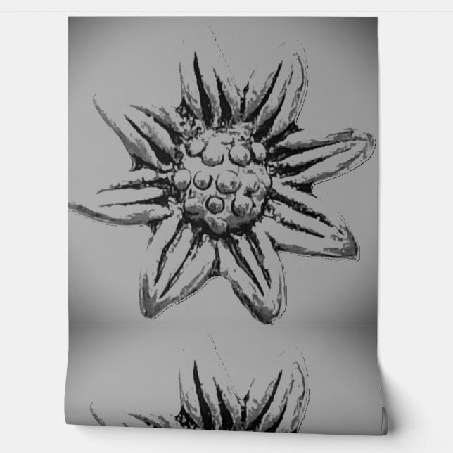 Papel Pintado DISEÑO DE ESTILO DE FLORES DE papel tapiz (Desenrollar)