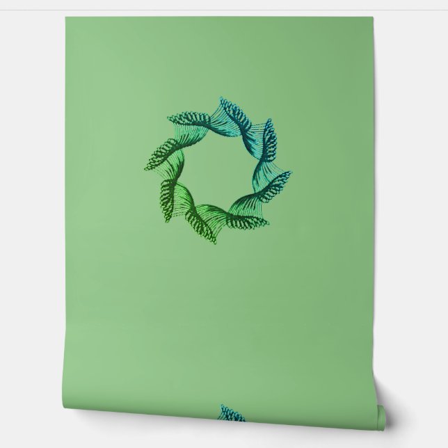 PAPEL PINTADO DISEÑO DE ESTILO DE PATRÓN DE PAPEL (Desenrollar)