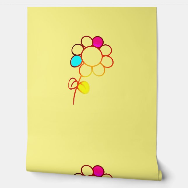Papel pintado DISEÑO DE ESTILO FLORAL (Desenrollar)