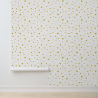 Diseño de estrellas amarillas de cinco puntos