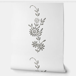 Papel Pintado Diseño de flores de papel tapiz