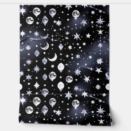Papel pintado - Diseño de luna celestial de ónix