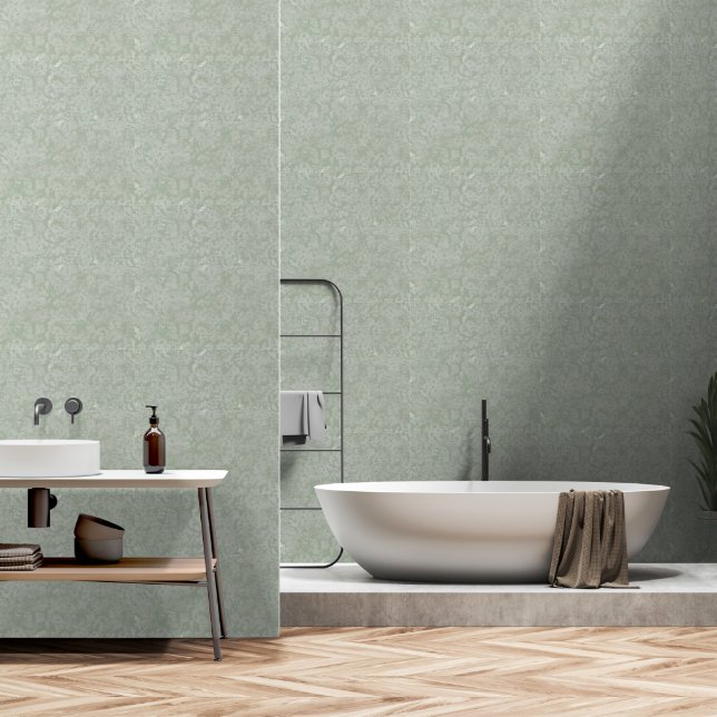 Papel Pintado Diseño de mármol verde (Baño)