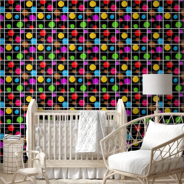 Papel Pintado Diseño de patrones de panel de ventanas de puntos  (Subido por el creador)
